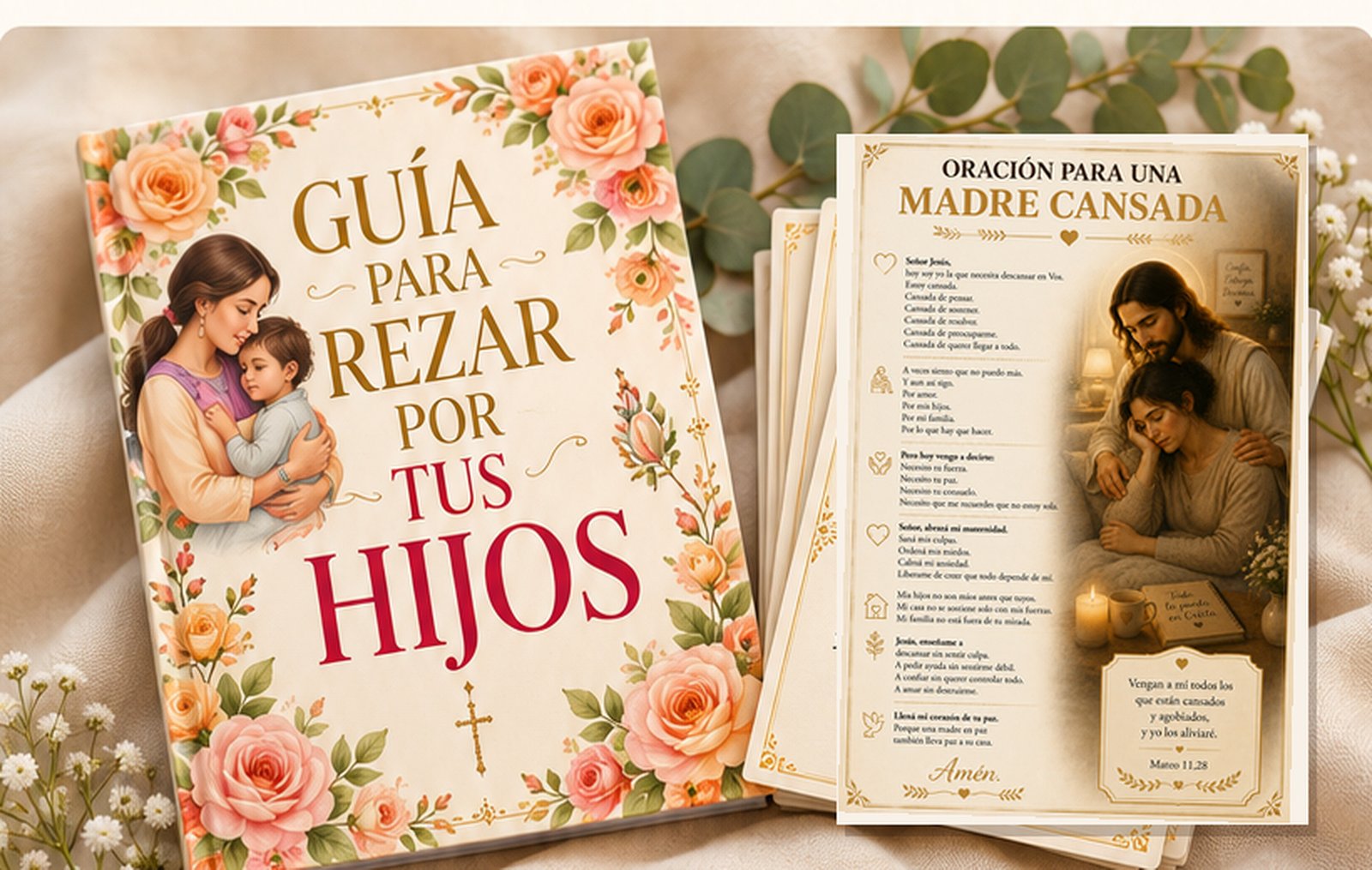 Guía y carta real de Oraciones de una madre por sus hijos